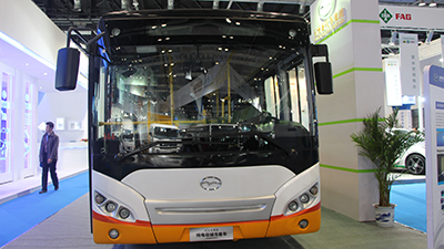 2015節(jié)能與新能源成果展 五洲龍F(tuán)DG6851EVG純電動(dòng)城市客車